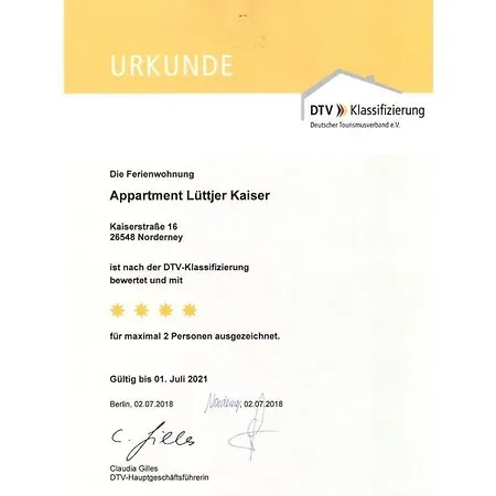 Prázdninový dům Luettjer Kaiser Comfortable *